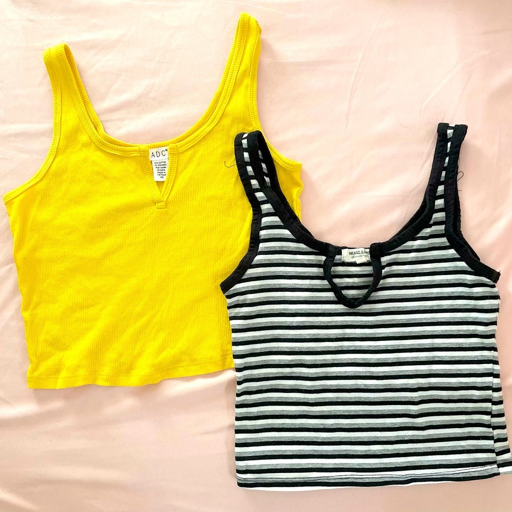 Crop top Combo 💛🖤